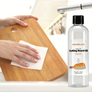 Huile minérale alimentaire pour planche en bois et bambou – vue d'ensemble