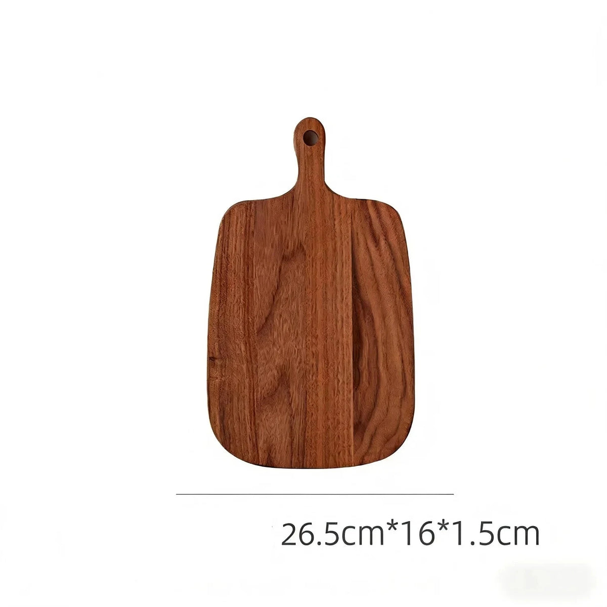 Planche à découper about de bois en acacia avec poignée – détail