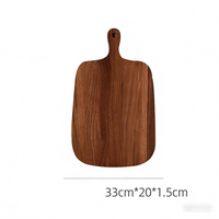 Planche à découper about de bois en acacia avec poignée – face B