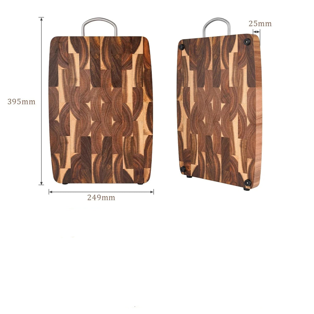Planche à découper en acacia épaisse 25mm – dimensions