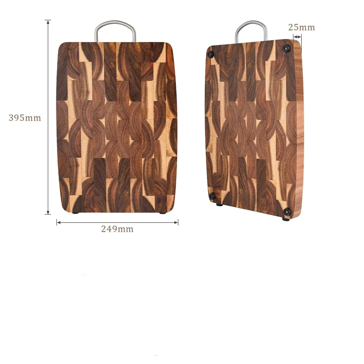 Planche à découper en acacia épaisse 25mm – dimensions