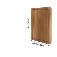 Planche à découper en bois au grain unique – détail matière