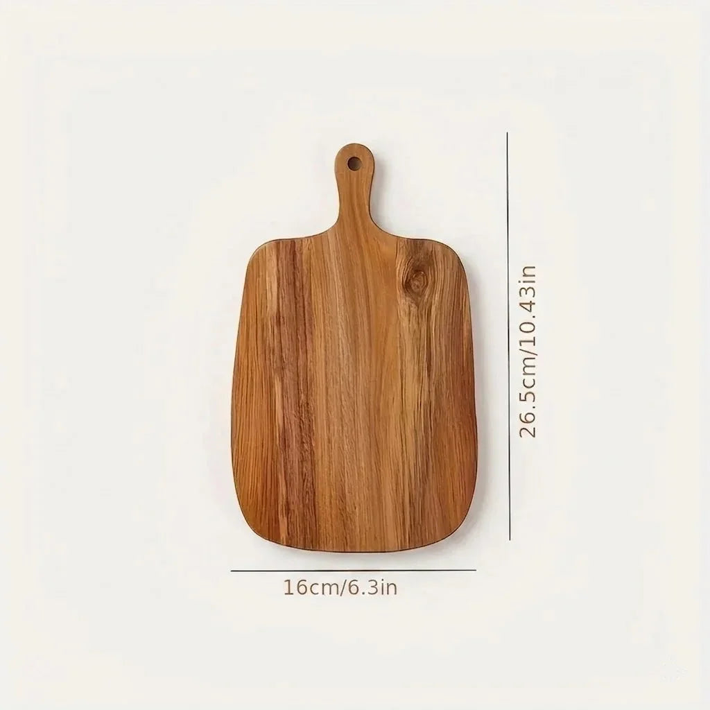 Planche à découper en bois deux tailles – vue de dessus