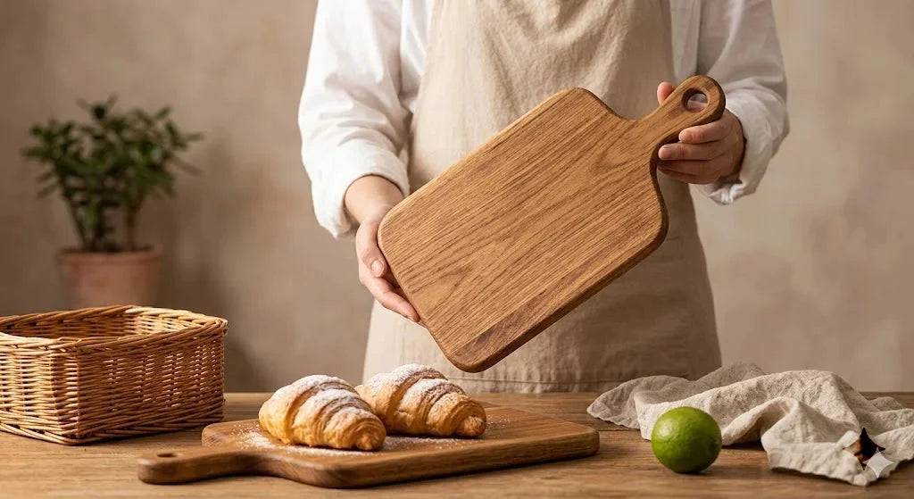 Planche à découper en bois deux tailles – dimensions