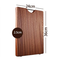 Planche à découper en bois sans peinture – vue de côté