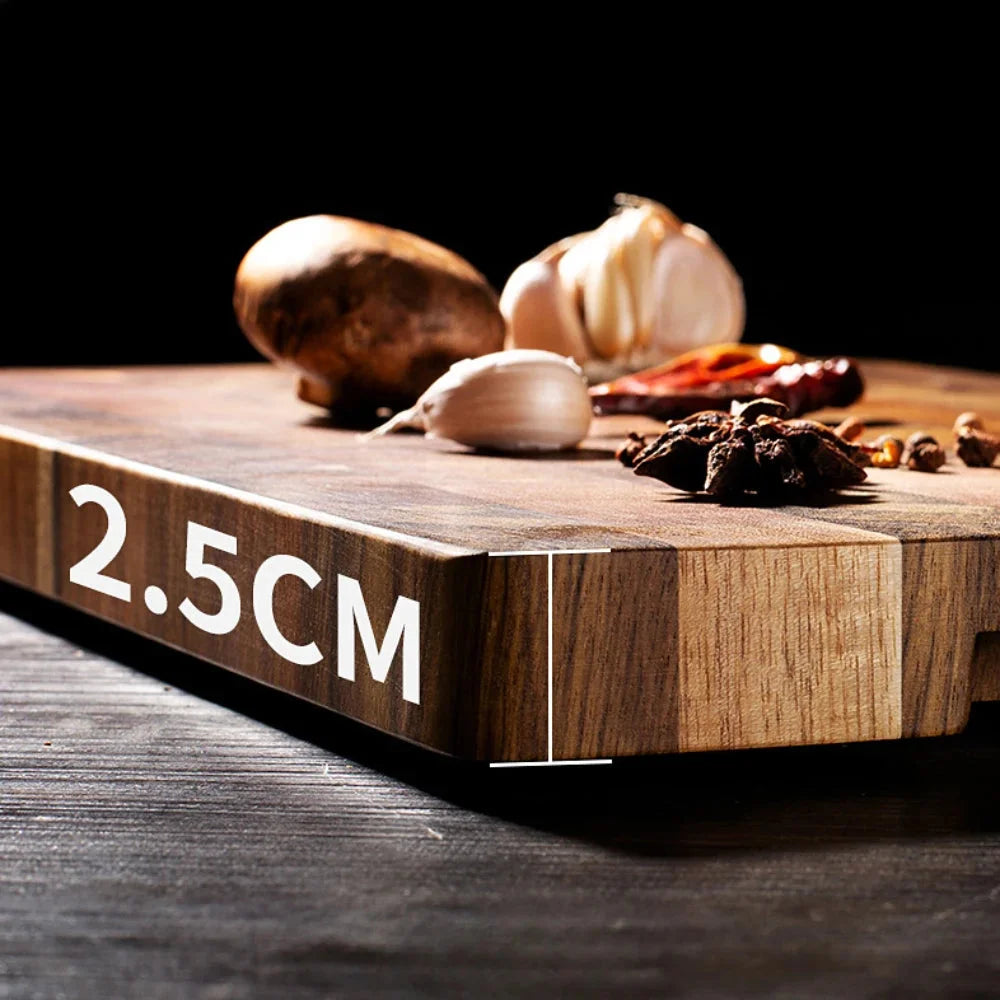 Planche à découper en bois simple – détail matière
