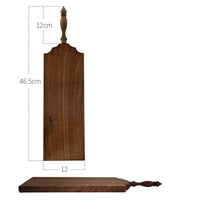 Planche à découper en noyer artisanale – face B