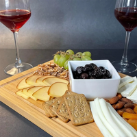 Planche à découper personnalisable Hanoucca en bambou, service à l'apéritif