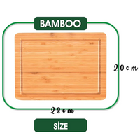 Planche à découper personnalisable Hanoucca en bambou, dimensions 28x20 cm